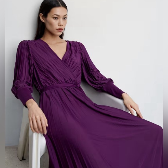 New jeweltone purple dress. - Picture 3 of 5